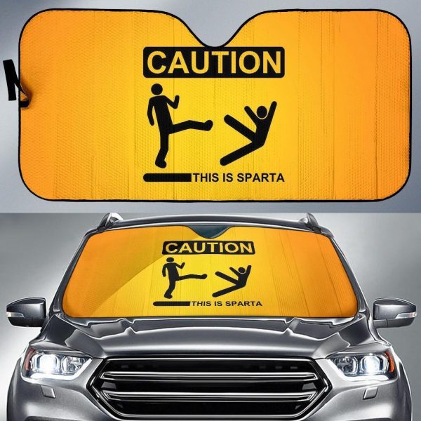 Funny Causions Car Auto Sun Shade