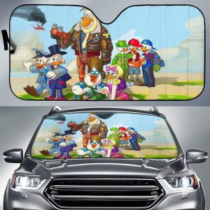 Funny Ducktales Vacation Toon Car Auto Sun Shade