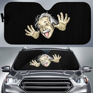 Funny Einstein Car Auto Sun Shade