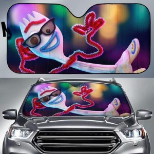 Funny Forky Toy Story Car Auto Sun Shade