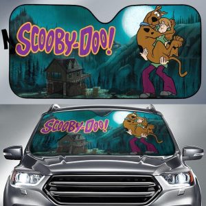 Funny Scooby Doo And Shaggy Car Auto Sun Shade