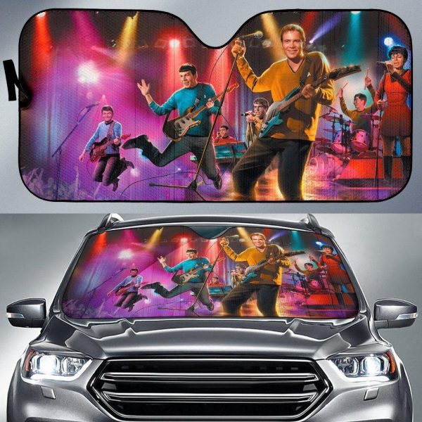 Funny Star Trek Band Window Car Auto Sun Shade