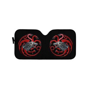 Game Of Thrones Dragon And Wolf Car Auto Sun Shade