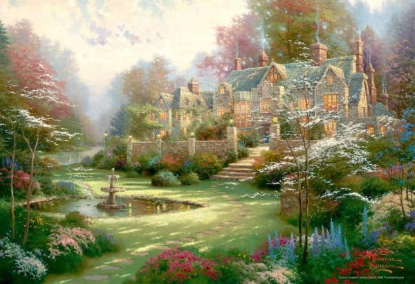 Gardens Beyond Spring Gate Jigsaw Puzzle Set