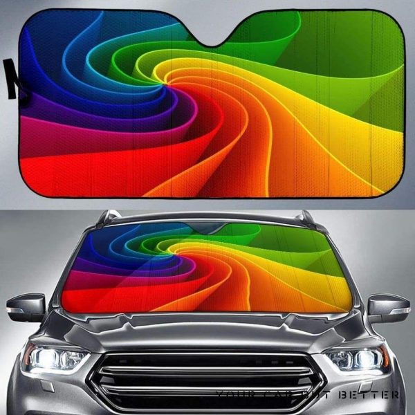 Gay Pride Car Auto Sun Shade