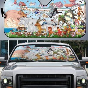 Ghibli Characters Car Auto Sun Shade