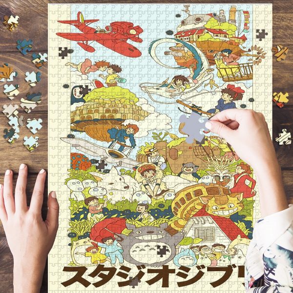 Ghibli Town Jigsaw Puzzle Set