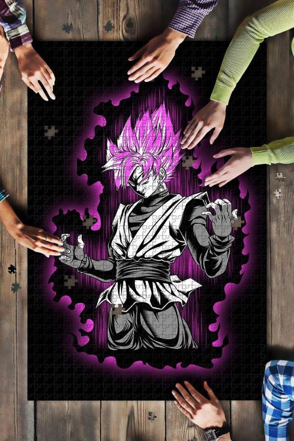 Goku Super Saiyan Rose Jigsaw Puzzle Set