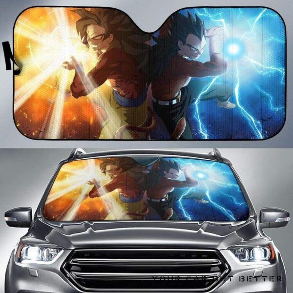 Goku Vegeta Ssj4 Auto S Car Auto Sun Shade