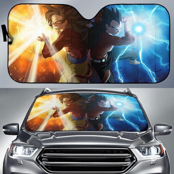 Goku Vegeta sJ4 Auto s Car Auto Sun Shade