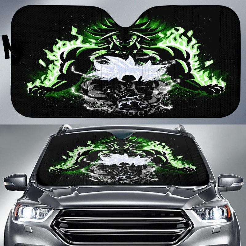 Goku Vs Broly Car Auto Sun Shade