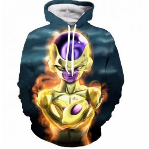 Golden Frieza 3D Printed Hoodie/Zipper Hoodie