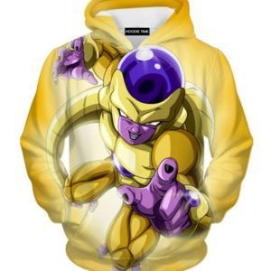 Golden Frieza 3D Printed Hoodie/Zipper Hoodie