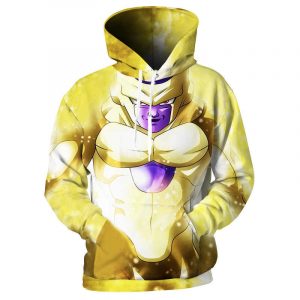 Golden Frieza 3D Printed Hoodie/Zipper Hoodie