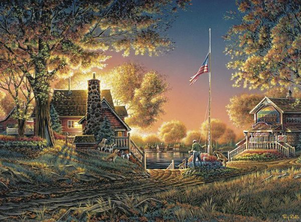 Good Evening America Jigsaw Puzzle Set