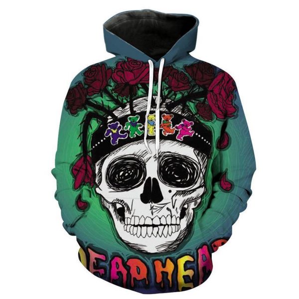 Grateful Dead 3D Printed Hoodie/Zipper Hoodie