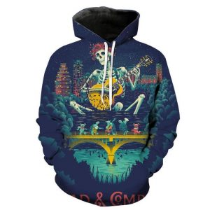 Grateful Dead 3D Printed Hoodie/Zipper Hoodie