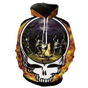 Grateful Dead 3D Printed Hoodie/Zipper Hoodie