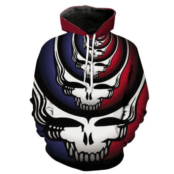 Grateful Dead 3D Printed Hoodie/Zipper Hoodie