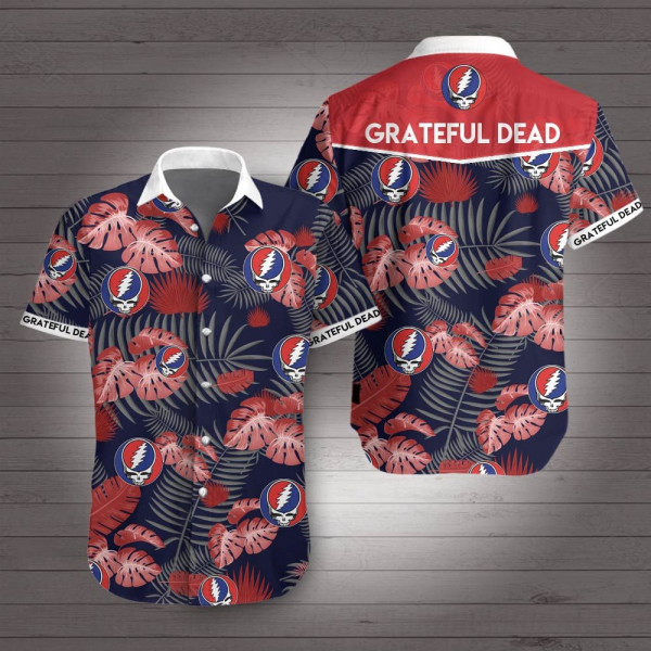 Grateful Dead Hawaiian Shirt Summer Button Up