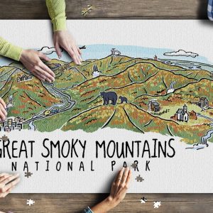 Great Smoky Mountains National Park, Tennessee Jigsaw Puzzle Set