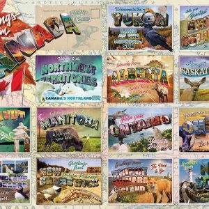 Greeting From Canada Jigsaw Puzzle Set