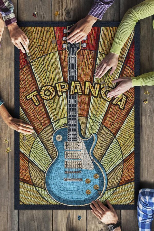 Guitar Jigsaw Puzzle Set