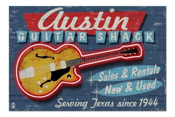 Guitar Jigsaw Puzzle Set