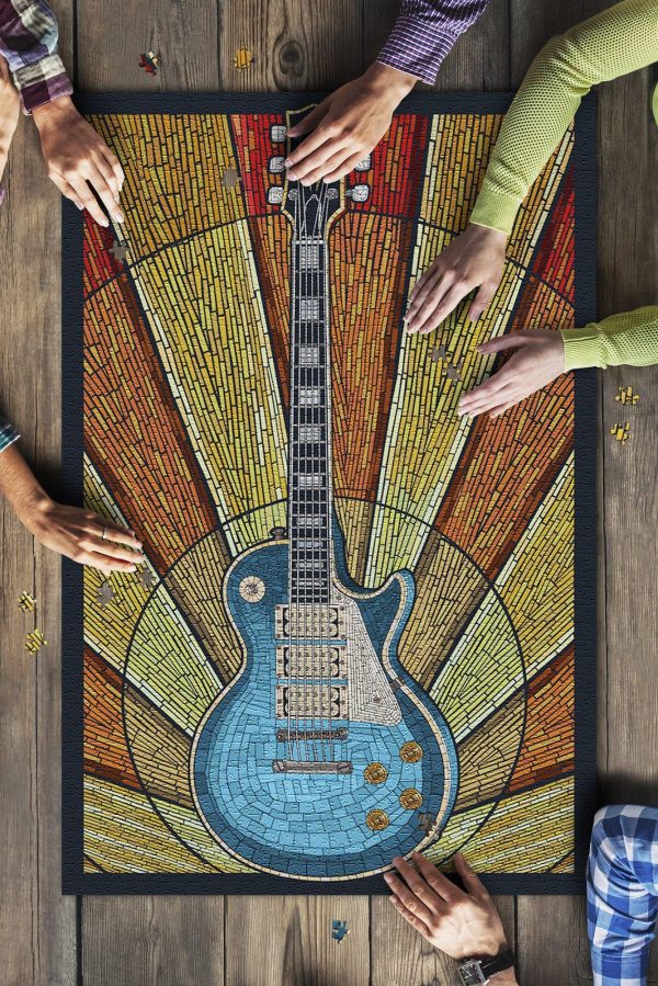 Guitar Mosaic Jigsaw Puzzle Set