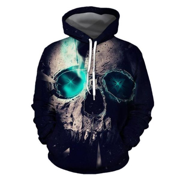 Halloween Skull 3D Printed Hoodie/Zipper Hoodie