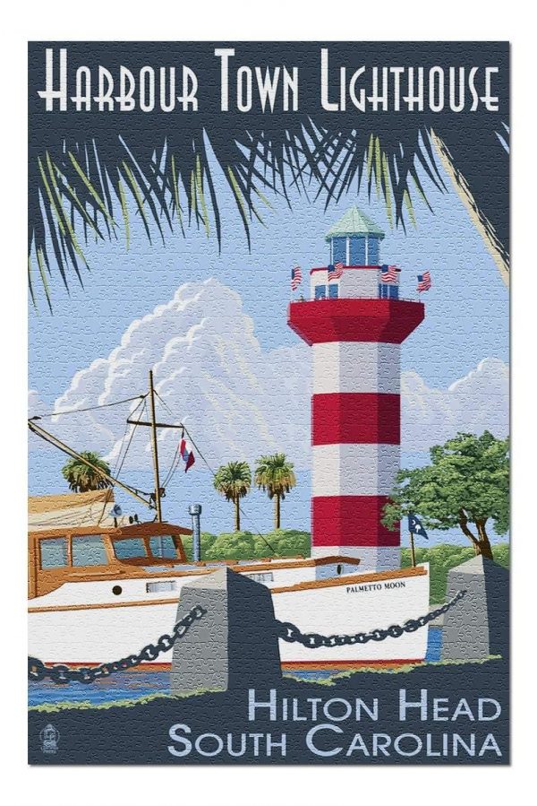 Harbour Town Lighthouse Jigsaw Puzzle Set