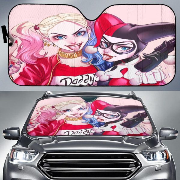 Harley Queen Car Auto Sun Shade