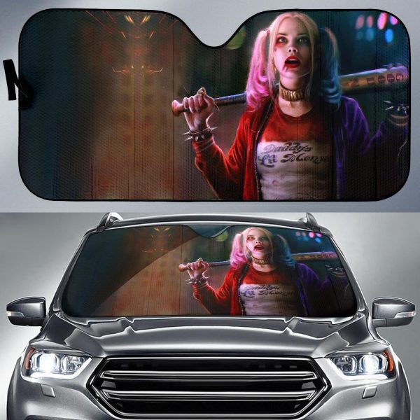 Harley Quinn Suicide Squad Movie Car Auto Sun Shade