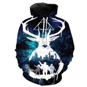 Harry Porter 3D Printed Hoodie/Zipper Hoodie