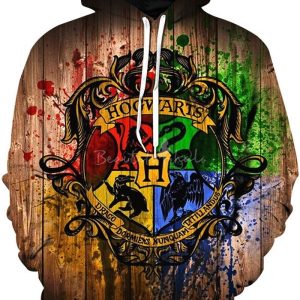 Harry Potter 3D Printed Hoodie/Zipper Hoodie