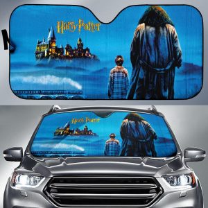 Harry Potter And Hagrid Car Auto Sun Shade