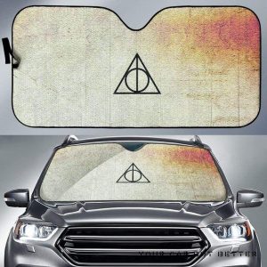 Harry Potter Deathly Hallows Car Auto Sun Shade