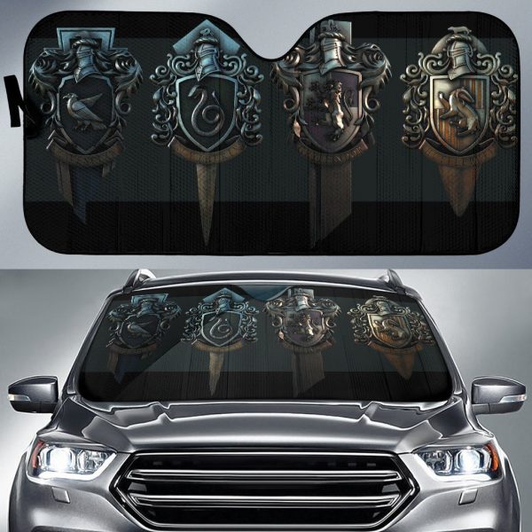 Harry Potter Hogwats Crest Car Auto Sun Shade