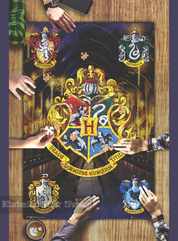 Harry Potter House Jigsaw Puzzle Set