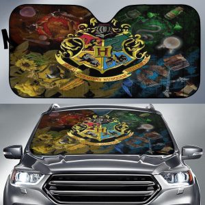 Harry Potter Houses Art Movie Car Auto Sun Shade