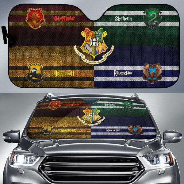 Harry Potter Houses Car Auto Sun Shade