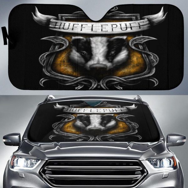 Harry Potter Hufflepuffs Car Auto Sun Shade