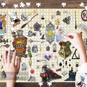 Harry Potter Stickers Jigsaw Puzzle Set