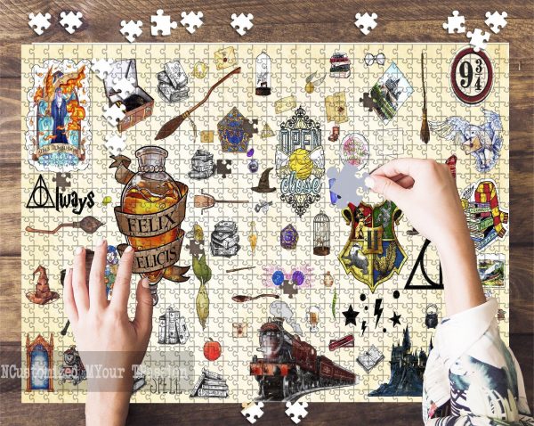 Harry Potter Stickers Jigsaw Puzzle Set