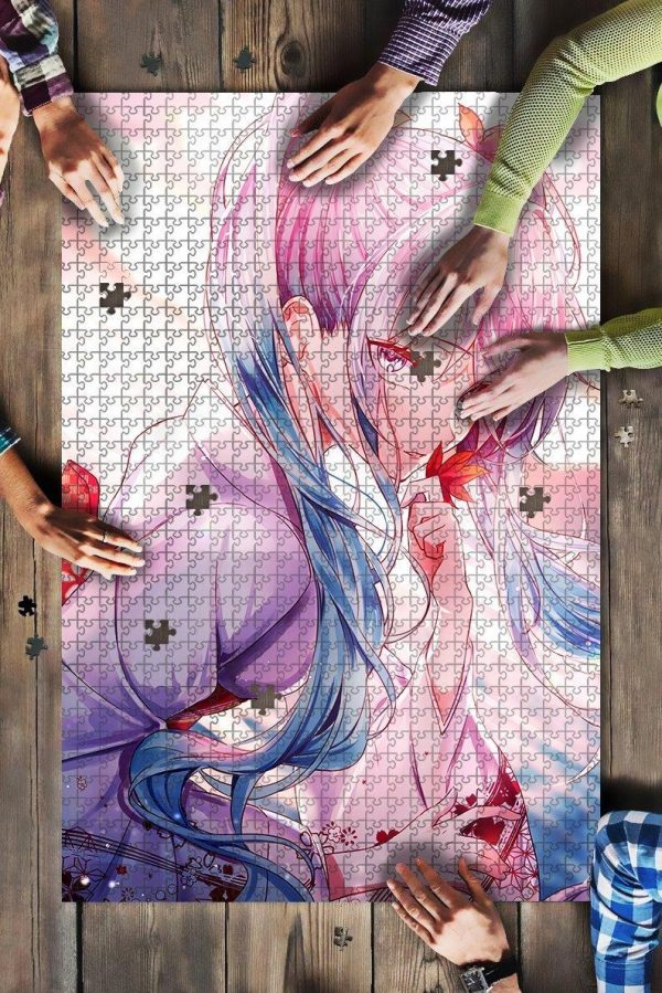 Hatsune Miku Anime Girl Jigsaw Puzzle Set