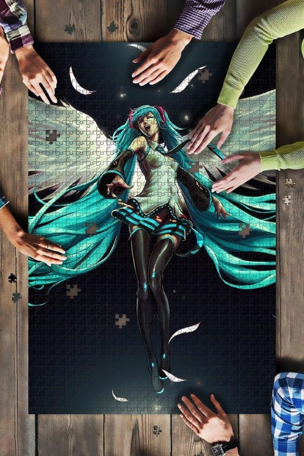 Hatsune Miku Goddess Angel Artwork Jigsaw Puzzle Set