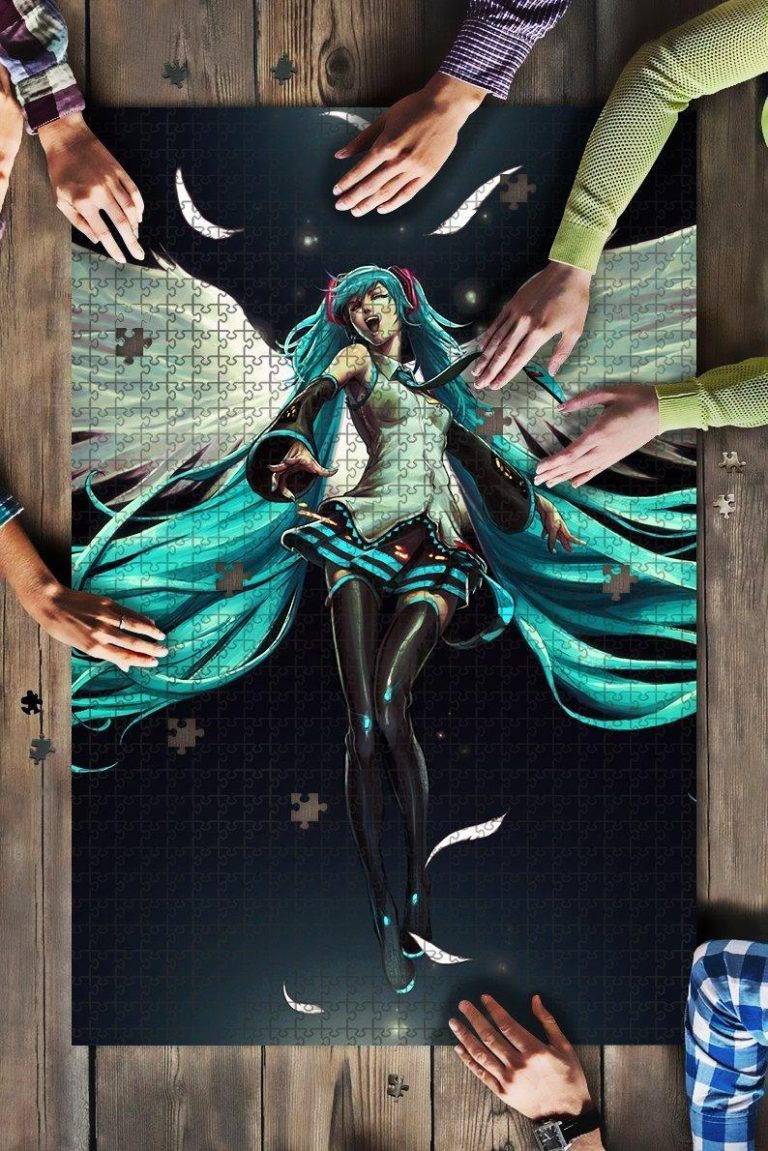 hatsune miku dark angel figure