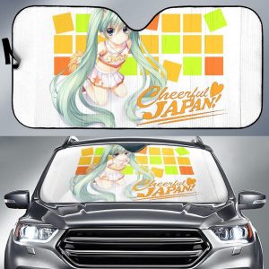 Hatsune Miku Vocaloid Cheerful Japan Anime Car Auto Sun Shade