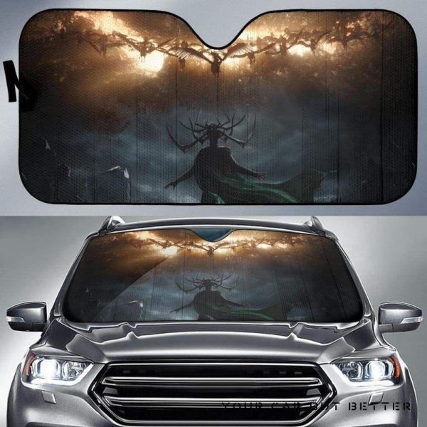 Hela Vs Valkyrie Car Auto Sun Shade