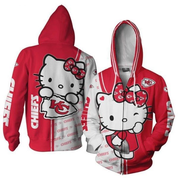 Hello Kitty 3D Printed Hoodie/Zipper Hoodie